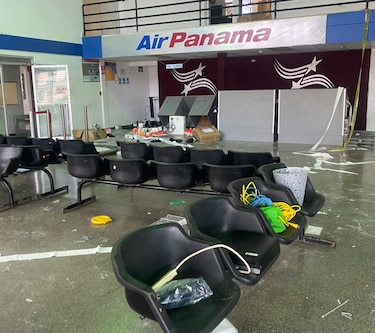 Avanzan trabajos de reparación en el aeropuerto de Changuinola tras daños a la infraestructura