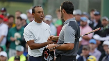 Rahm y Woods persiguen de cerca a los líderes tras la segunda jornada en Augusta