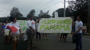 Protesta en la Interamericana por la falta de agua