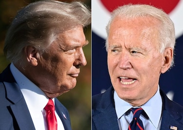Duelo Trump-Biden a distancia por TV en una campaña otra vez alterada por el Covid-19
