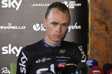 Chris Froome espera una difícil prueba en el descenso