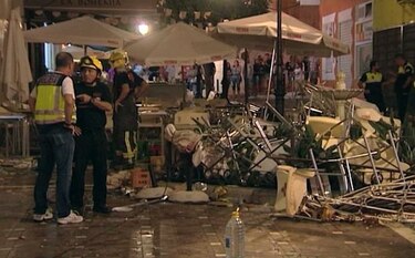 Explosión de gas en restaurante en España deja 90 heridos, 5 graves