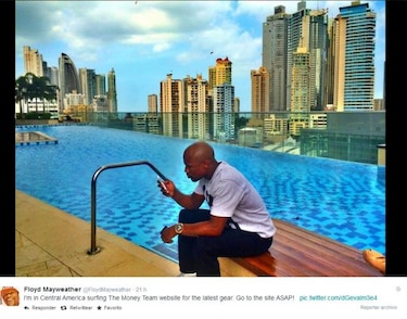 Floyd Mayweather Jr. se encuentra en Panamá