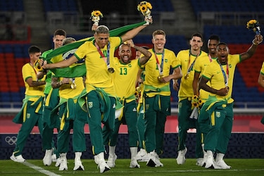 Brasil conserva su reinado en el fútbol olímpico tras vencer 2-1 a España en la prórroga
