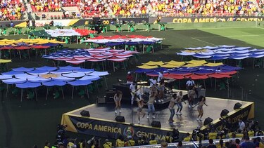Ceremonia sencilla con presencia de Infantino para abrir la Copa América