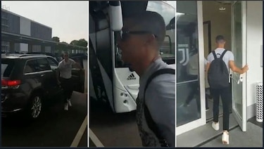 Cristiano ya entrena con el Juventus