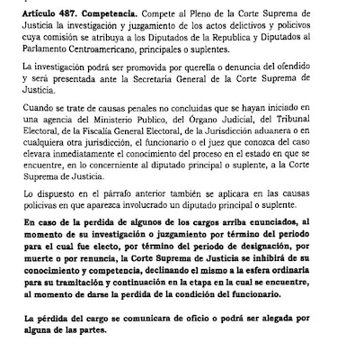 Proponen reformas sobre competencias para juzgar a presidente, diputados y magistrados