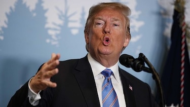 El presidente Trump niega que Estados Unidos esté aislado a nivel mundial