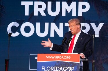 Trump acusa a Biden de convertir Estados Unidos en una ‘república bananera’