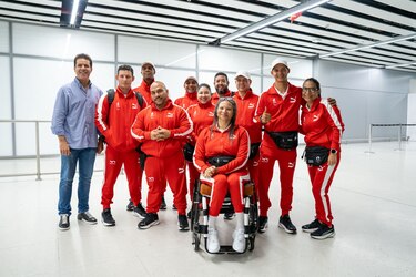 Esteban Goddard, Rey Dimas e Iveth Valdés vuelven al país tras los Juegos Paralímpicos París 2024