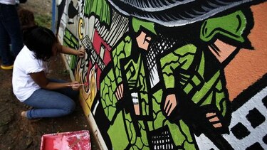 La memoria de la invasión, en manos de artistas