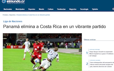 Así reaccionaron los medios ticos tras la eliminación ante Panamá