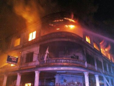 Incendio en el corregimiento del Barrio Sur de Colón
