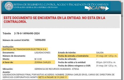 Tres gerentes y tres directores de Etesa buscan llevarse casi $1 millón en liquidaciones