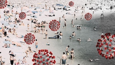 Playa, brisa y pandemia