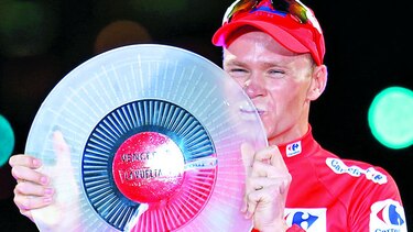 Chris Froome se coronó ayer