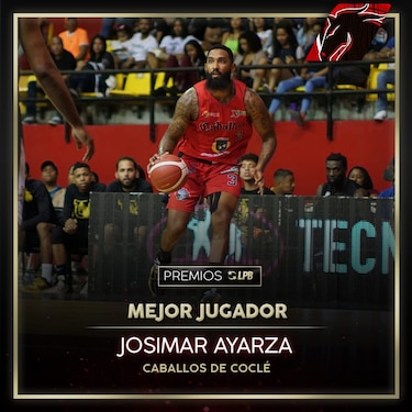 Josimar Ayarza, de los Caballos de Coclé, elegido el Jugador Más Valioso de la temporada de la LPB