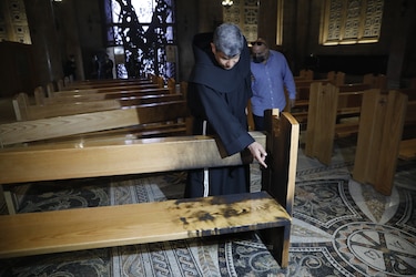 Un hombre detenido por intentar prender fuego a una iglesia de Jerusalén
