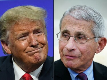 Trump resta importancia a roces con principal experto en salud de EU