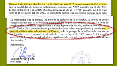 Asamblea Nacional insiste en que la información es ‘confidencial’