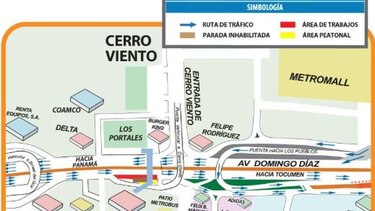 Inhabilitarán parada de buses en la vía Domingo Díaz