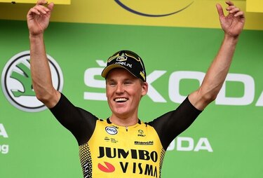 Mike Teunissen se viste de líder