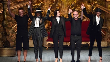 Naomi Campbell y Monica Bellucci, modelos estrellas de Dolce&Gabbana
