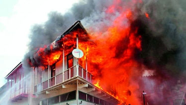 En un cuarto de la Boyacá comenzó el fuego