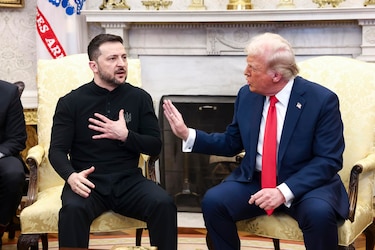 Termina sin acuerdo y entre  gritos la reunión entre Trump y Zelenski