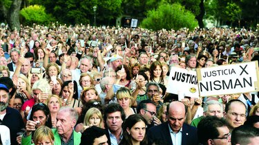 Miles de personas recuerdan a Nisman