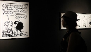 Mafalda se une al festival 'Santiago a Mil' con exposición sobre Quino