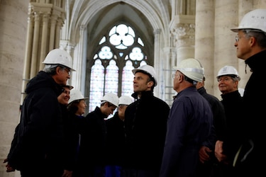 Macron dice que la reconstrucción de Notre Dame estará lista para 2024