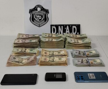 Una mujer fue aprehendida tras el decomiso de $31 mil dólares en la 24 de Diciembre