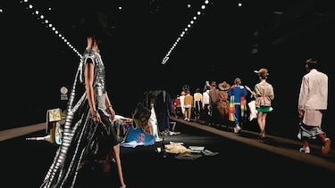 El desfile de Mercedes Benz
