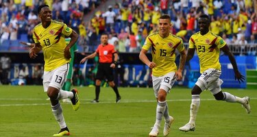 Colombia vence a Senegal con gol de Mina y se clasifica