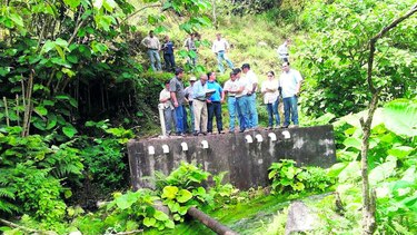Inspeccionan fuentes de agua en Boquete