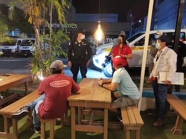 Detectan anomalías en locales comerciales y a personas incumpliendo con el toque de queda en operativo nocturno