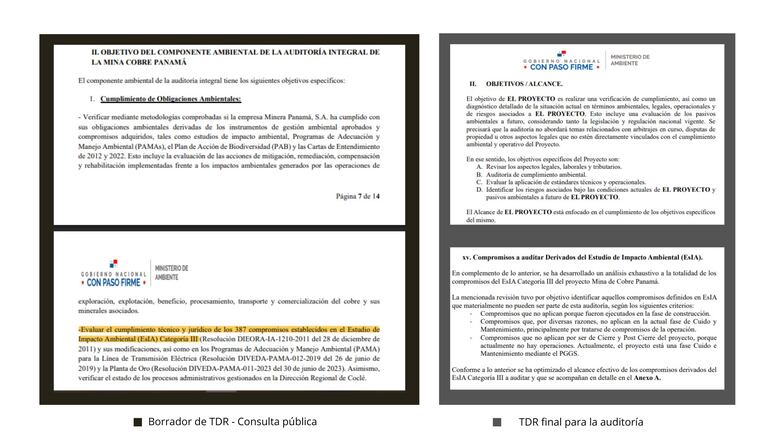 Auditoría minera: ambientalistas señalan exclusión de compromisos ambientales acordados en consulta pública