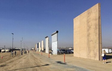 Estados Unidos: prototipos de muro fronterizo están listos para pruebas