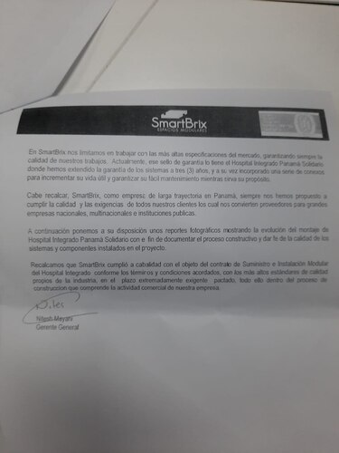 El Ministerio Público investiga el hospital modular de Albrook