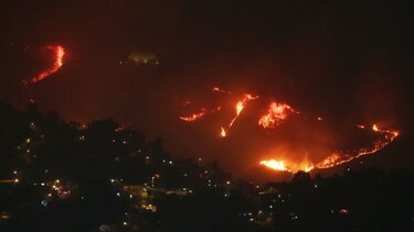 Bomberos logran controlar incendio forestal en Los Andes 2