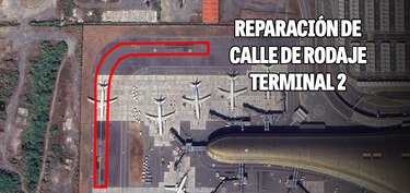 Tocumen completa la primea etapa de reparaciones en calles de rodaje en la T2