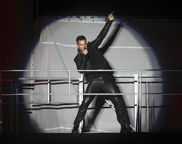 Ricky Martin cantó sobre el amor en Buenos Aires