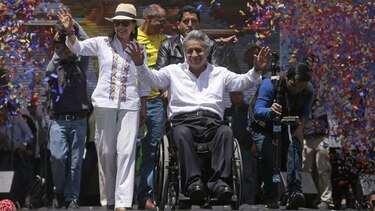 Ecuador: oficialismo celebra triunfo presidencial con masivo mitin