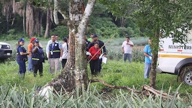 La Chorrera: rayo mata a dos personas en finca de piñas