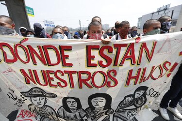 Familiares de las víctimas de Ayotzinapa aseguran que la paciencia se agota en víspera del noveno aniversario