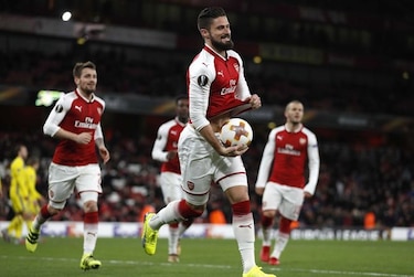 Arsenal humilla 6-0 a BATE en Liga Europa
