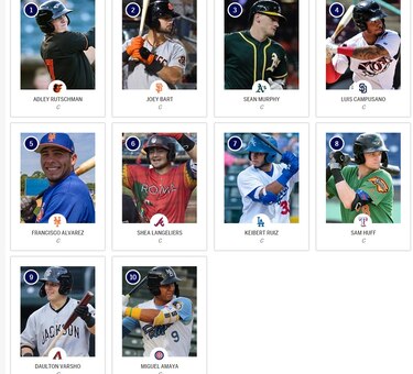 El panameño Miguel Amaya, otra vez entre los 10 mejores prospectos receptores de la MLB