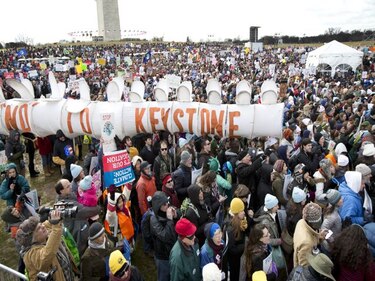 Gran manifestación por la ecología en Washington
