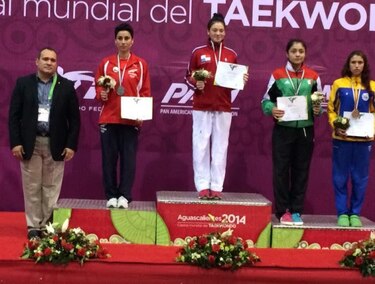 Carolena Carstens gana oro en el Panamericano de Taekwondo 2014